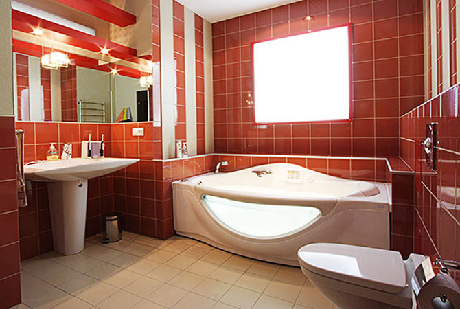 дизайн ванной комнаты цветовое решение